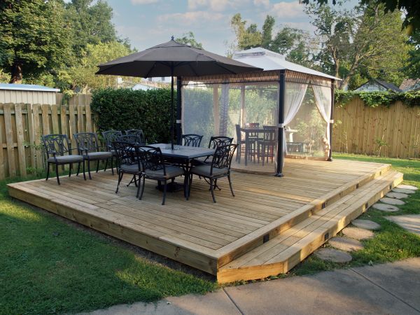 Cost of Backyard Deck Installation in Everett